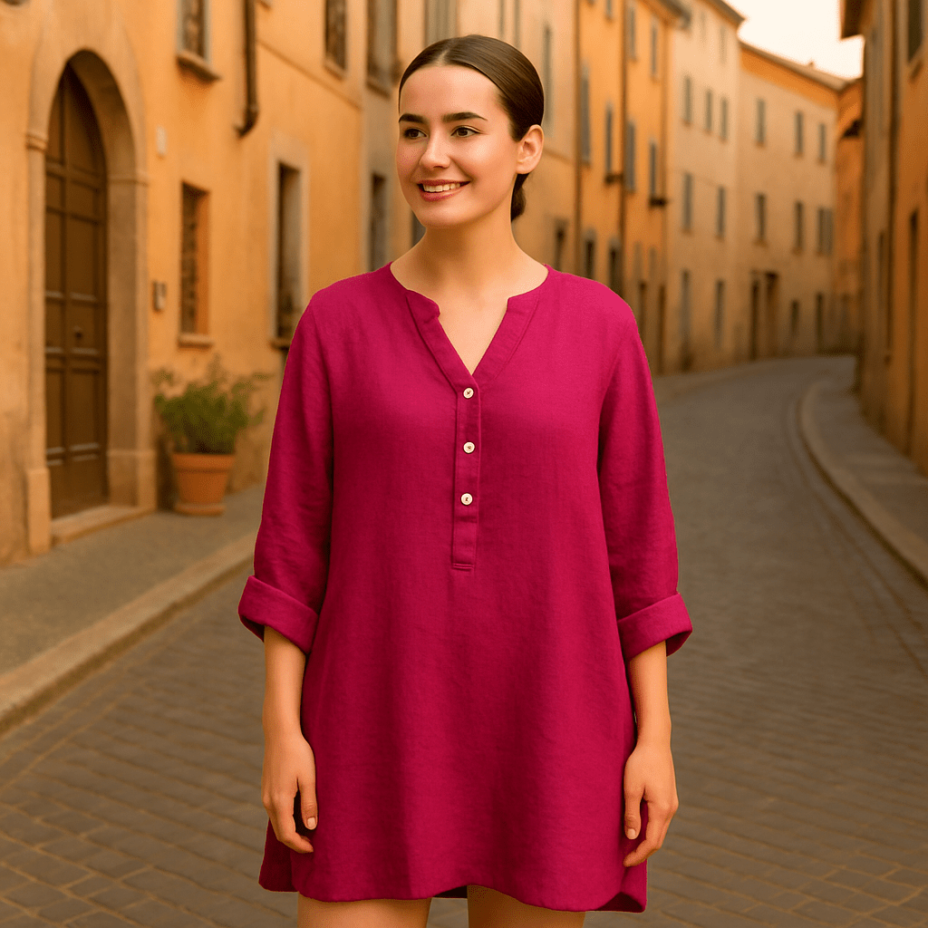 Lisboa – Lehká letní halenka s volným střihem - ALAMODA